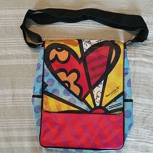 Romero Britto crossbody bag in "A New Day"